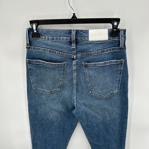PISTOLA Cara High Rise Vintage Raw Hem Skinny Denim Jean // 26 - Picture 8 of 11